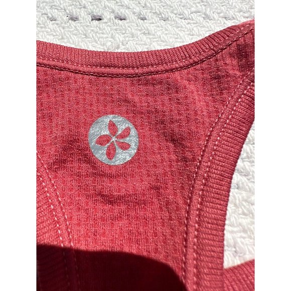 Papaya Active Tank Top Womens Small Pink Crop Racerback Crew back Activewear - Picture 5 of 8